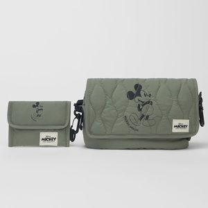 Zara Mickey Mouse Disney Quilted Crossbody Bag